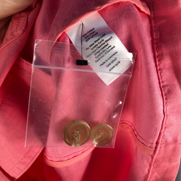 Talbots Classic Casual Jacket Strawberry Pink - Picture 15 of 17